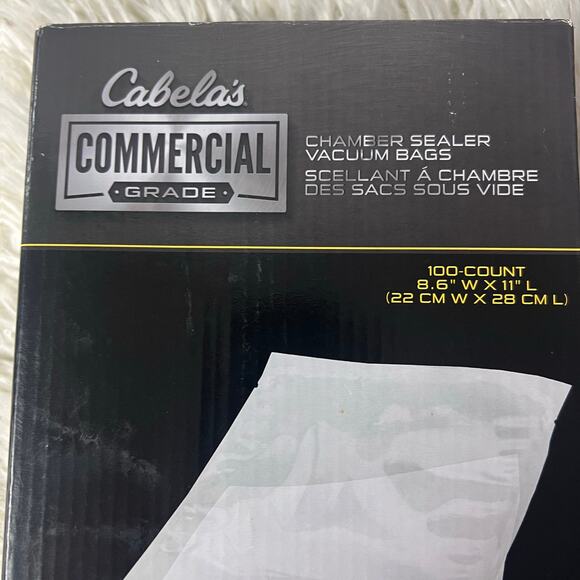 Cabela’s Commercial Grade Chamber Sealer Vacuum Bags - Picture 2 of 4